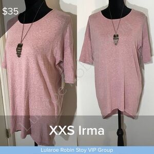 XXS LuLaRoe Irma Soft, Light Pink NWT
